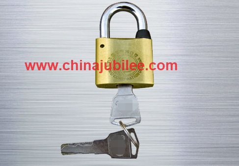 Padlock with Crescent Key